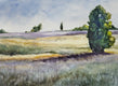 Original art for sale at UGallery.com | New Day Dawning by Catherine McCargar | $575 | watercolor painting | 11' h x 15' w | thumbnail 1