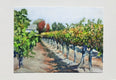 Original art for sale at UGallery.com | November in the Vineyard by Catherine McCargar | $575 | watercolor painting | 11' h x 15' w | thumbnail 3