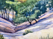 Original art for sale at UGallery.com | Path to Castle Rock, Autumn by Catherine McCargar | $575 | watercolor painting | 11' h x 15' w | thumbnail 3