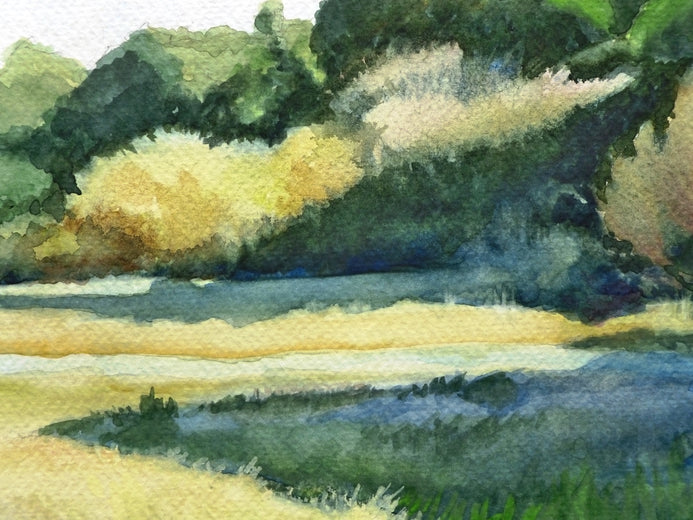 Peaceful Light by Catherine McCargar |   Closeup View of Artwork 