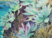 Original art for sale at UGallery.com | Point Lobos Succulents by Catherine McCargar | $1,825 | watercolor painting | 16' h x 22.5' w | thumbnail 4