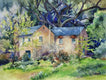 Original art for sale at UGallery.com | Secret Place by Catherine McCargar | $675 | watercolor painting | 12' h x 16' w | thumbnail 1