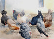 Original art for sale at UGallery.com | The Girls by Catherine McCargar | $575 | watercolor painting | 11' h x 15' w | thumbnail 1