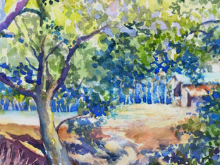 Original art for sale at UGallery.com | Through the Woods by Catherine McCargar | $825 | watercolor painting | 14' h x 20' w | photo 4