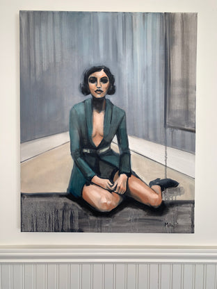 Original art for sale at UGallery.com | Not the Girl I Used to Be by Malia Pettit | $1,425 | oil painting | 30' h x 24' w | photo 3