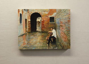 Cellist in the Winding Paths by Onelio Marrero |  Context View of Artwork 