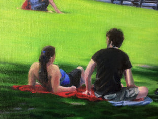 Original art for sale at UGallery.com | Central Park – Sunny Afternoon by Nick Savides | $2,600 | oil painting | 18' h x 24' w | photo 4