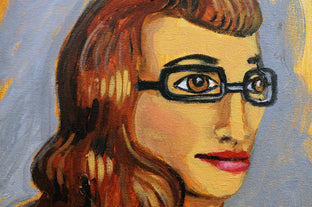 Original art for sale at UGallery.com | Charlotte by Kira Yustak | $350 | acrylic painting | 10' h x 10' w | photo 4