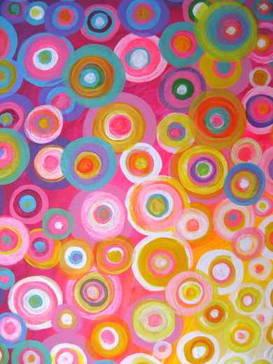 Cheerful by Natasha Tayles |   Closeup View of Artwork 