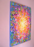 Original art for sale at UGallery.com | Cheerful by Natasha Tayles | $525 | acrylic painting | 24' h x 18' w | thumbnail 2