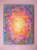 Original art for sale at UGallery.com | Cheerful by Natasha Tayles | $525 | acrylic painting | 24' h x 18' w | thumbnail 3