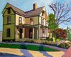 Original art for sale at UGallery.com | The House on Blount Street by Laura (Yi Zhen) Chen | $550 | acrylic painting | 16' h x 20' w | thumbnail 1