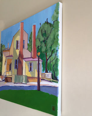 Original art for sale at UGallery.com | Plantation House by Laura (Yi Zhen) Chen | $750 | acrylic painting | 18' h x 24' w | photo 2