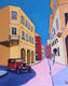 Original art for sale at UGallery.com | Dreaming of Roman Roads by Laura (Yi Zhen) Chen | $575 | acrylic painting | 20' h x 16' w | thumbnail 1
