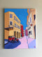 Original art for sale at UGallery.com | Dreaming of Roman Roads by Laura (Yi Zhen) Chen | $575 | acrylic painting | 20' h x 16' w | thumbnail 3