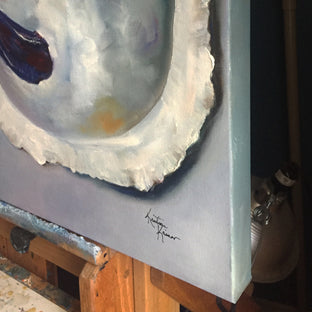 Chesapeake Oysters by Kristine Kainer |  Side View of Artwork 
