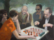 Original art for sale at UGallery.com | Chess by Bertrand Girard | $1,800 | acrylic painting | 23' h x 31' w | thumbnail 1
