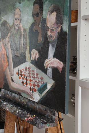 Chess by Bertrand Girard |  Side View of Artwork 