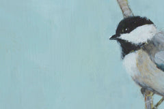 Original art for sale at UGallery.com | Chickadee by Sally Adams | $375 | acrylic painting | 14' h x 11' w | thumbnail 4