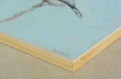 Original art for sale at UGallery.com | Chickadee by Sally Adams | $375 | acrylic painting | 14' h x 11' w | thumbnail 2
