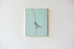 Original art for sale at UGallery.com | Chickadee by Sally Adams | $375 | acrylic painting | 14' h x 11' w | thumbnail 3