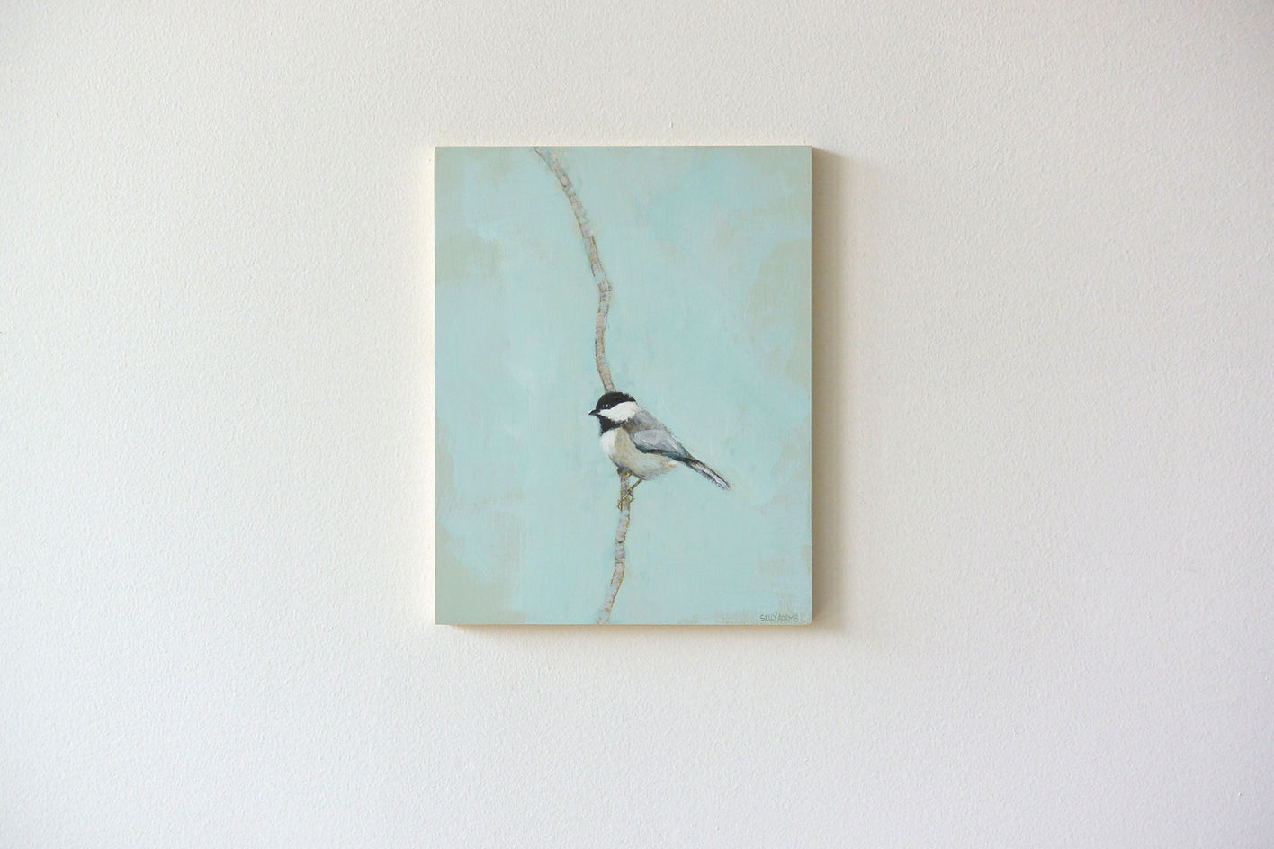 Chickadee by Sally Adams |  Context View of Artwork 