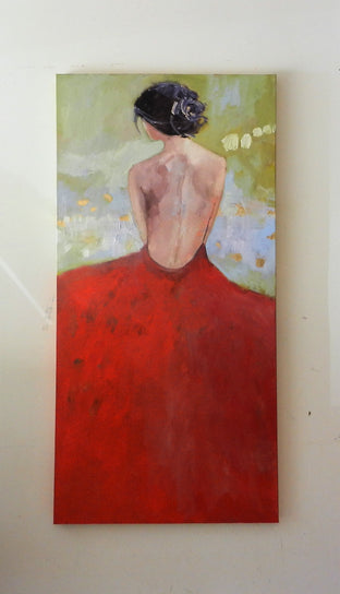 Original art for sale at UGallery.com | Chignon by Mary Pratt | $3,000 | oil painting | 48' h x 24' w | photo 3