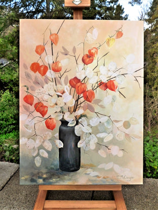 Chinese Lanterns and Lunaria by Catherine McCargar |  Context View of Artwork 