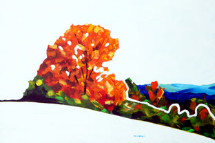 Original art for sale at UGallery.com | Parkway by Chris Wagner | $1,875 | acrylic painting | 24' h x 36' w | photo 1