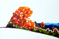 Original art for sale at UGallery.com | Parkway by Chris Wagner | $1,875 | acrylic painting | 24' h x 36' w | thumbnail 1