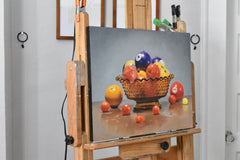 Original art for sale at UGallery.com | A Study in Firmness by Christopher Garvey | $1,700 | oil painting | 16' h x 20' w | thumbnail 2