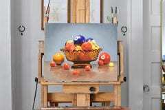 Original art for sale at UGallery.com | A Study in Firmness by Christopher Garvey | $1,700 | oil painting | 16' h x 20' w | thumbnail 3