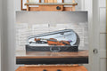 Original art for sale at UGallery.com | Charlotte's First Violin by Christopher Garvey | $3,475 | oil painting | 22' h x 30' w | thumbnail 3