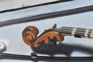 Original art for sale at UGallery.com | Charlotte's First Violin by Christopher Garvey | $3,475 | oil painting | 22' h x 30' w | photo 4