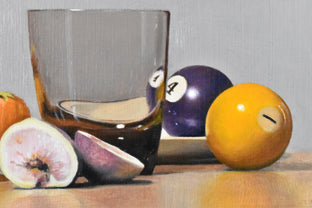 Figs and Persimmons by Christopher Garvey |   Closeup View of Artwork 