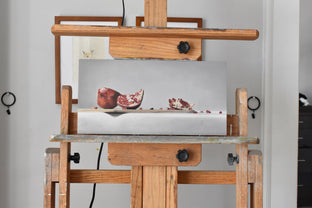 Original art for sale at UGallery.com | Pomegranate by Christopher Garvey | $725 | oil painting | 8' h x 16' w | photo 3