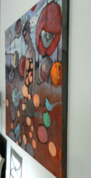 Circle by Mary Pratt |  Side View of Artwork 