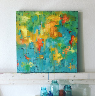 Original art for sale at UGallery.com | Citrus by Drew Noel Marin | $1,525 | acrylic painting | 30' h x 30' w | photo 3