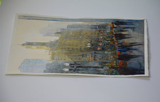 Original art for sale at UGallery.com | City of Flags by Judy Mudd | $1,025 | watercolor painting | 22' h x 15' w | photo 4