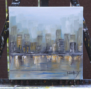 New York, New York by Lisa Elley |  Side View of Artwork 