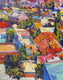 Original art for sale at UGallery.com | Roofs of Forgotten Town by Suren Nersisyan | $1,700 | oil painting | 28' h x 22' w | thumbnail 1