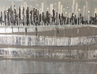 Original art for sale at UGallery.com | Cityscape I by Pat Forbes | $800 | acrylic painting | 30' h x 40' w | photo 1