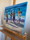 Original art for sale at UGallery.com | Boys of Summer by Claudia Verciani | $1,075 | oil painting | 16' h x 20' w | thumbnail 2
