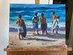 Original art for sale at UGallery.com | Boys of Summer by Claudia Verciani | $1,075 | oil painting | 16' h x 20' w | thumbnail 3
