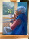 Original art for sale at UGallery.com | Outside World by Claudia Verciani | $1,250 | oil painting | 24' h x 18' w | thumbnail 3