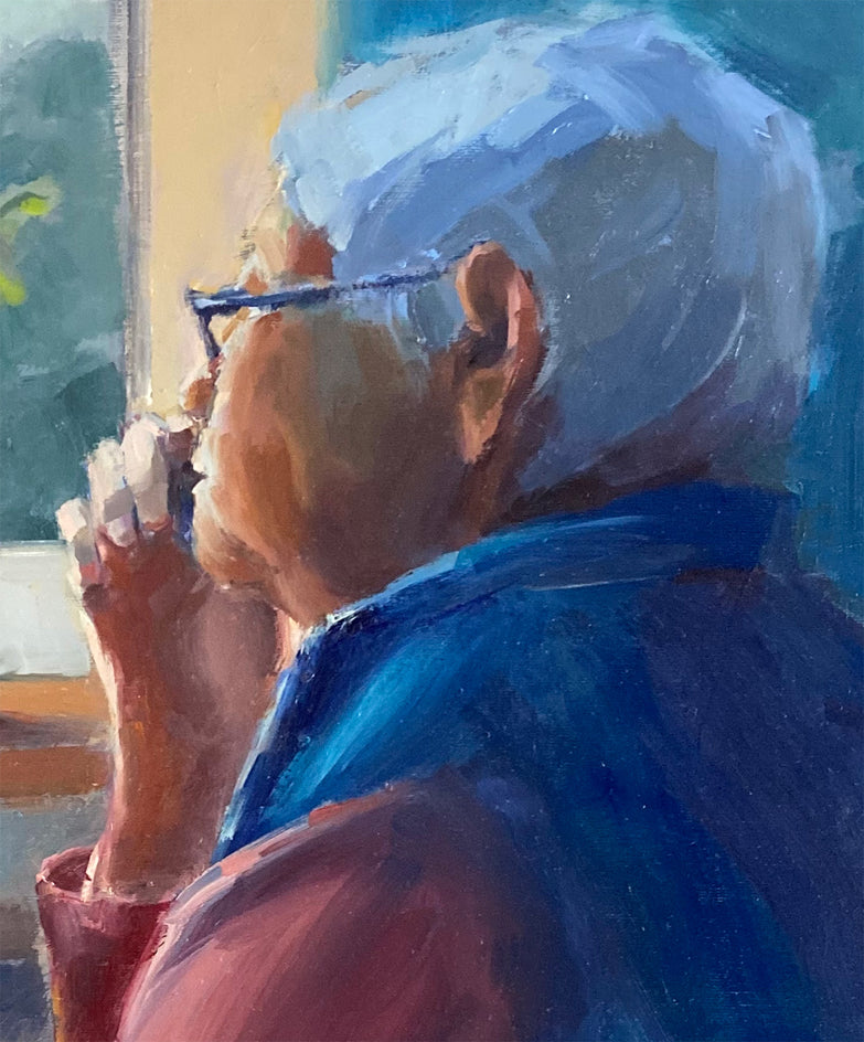 Outside World by Claudia Verciani |  Closeup View of Artwork 