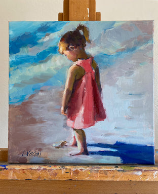Original art for sale at UGallery.com | Shades of Summer by Claudia Verciani | $900 | oil painting | 12' h x 12' w | photo 3