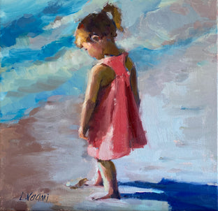 Original art for sale at UGallery.com | Shades of Summer by Claudia Verciani | $900 | oil painting | 12' h x 12' w | photo 1