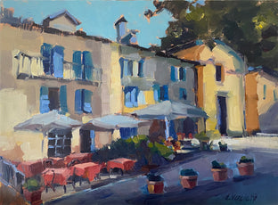Waiting for the Ferry in Varenna by Claudia Verciani |  Artwork Main Image 