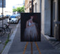 Original art for sale at UGallery.com | Dancer with Tulle by John Kelly | $2,300 | oil painting | 21.5' h x 15' w | thumbnail 3